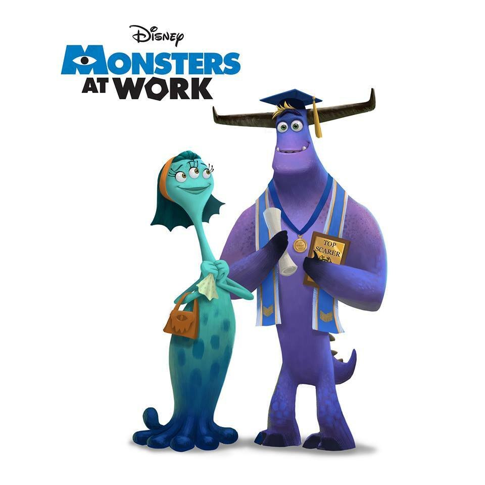 Il poster di Monster at Work mostrato al D23 Expo 2019