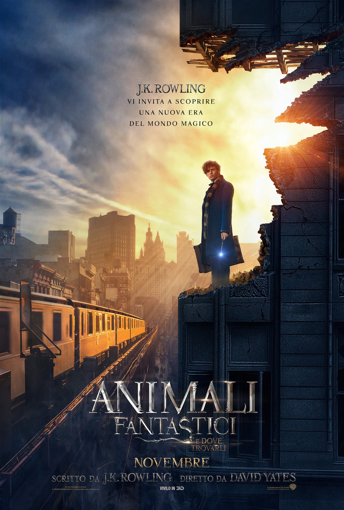 Eddie Redmayne nel nuovo poster di Animali Fantastici e Dove Trovarli