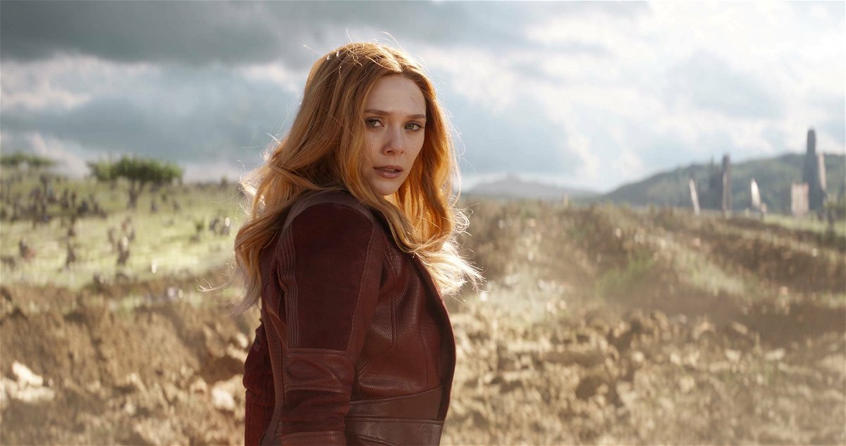 Elizabeth Olsen nei panni di Wanda Maximoff in Avengers: Infinity War