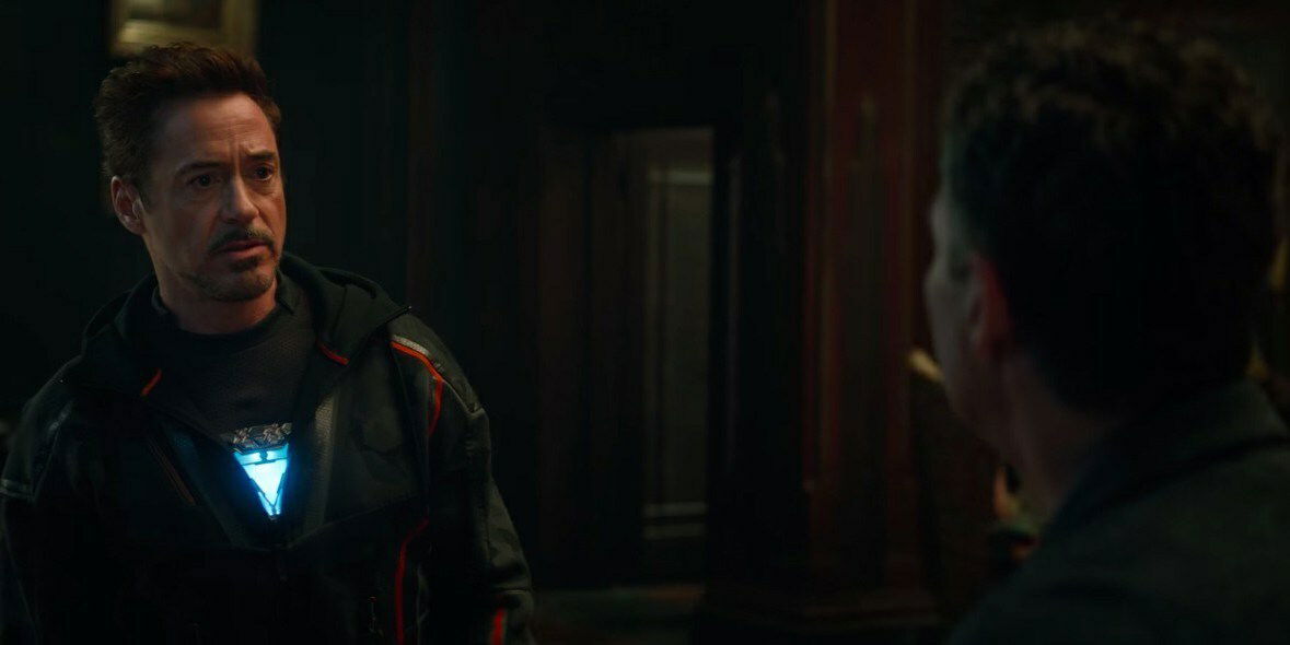 Clicca per vedere l'immagine originale Tony Stark e Bruce Banner nello spot di Avengers: Infinity War