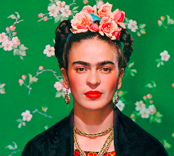 Frida Kahlo in un'immagine iconica