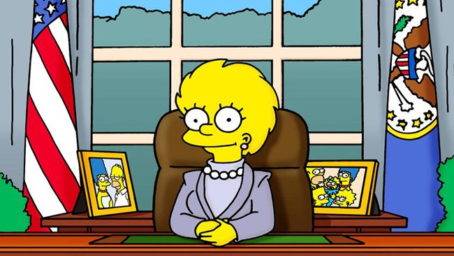 Lisa Simpson nell'episodio Bart Al Futuro