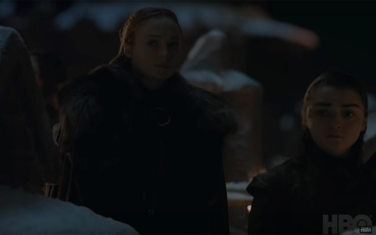 Sansa e Arya sulle mura di Grande Inverno
