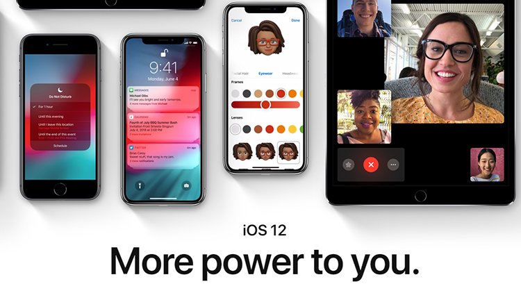 iPhone, iPad e il nuovo slogan per il sistema operativo iOS 12 - More power to you