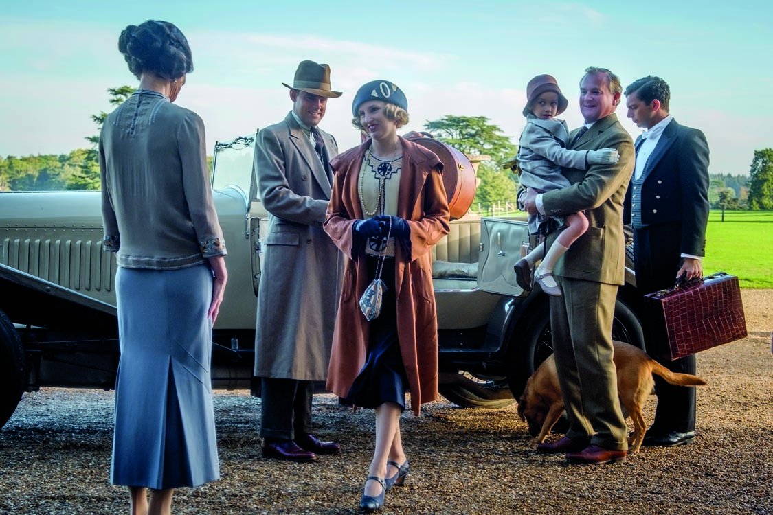 La famiglia Crawley nel film di Downton