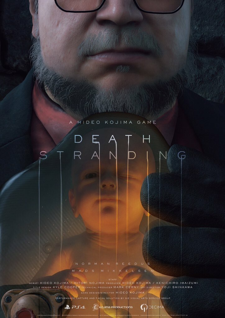 Uno dei poster promozionali di Death Stranding
