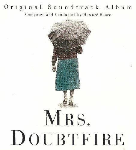 La copertina della colonna sonora di Mrs. Doubtfire