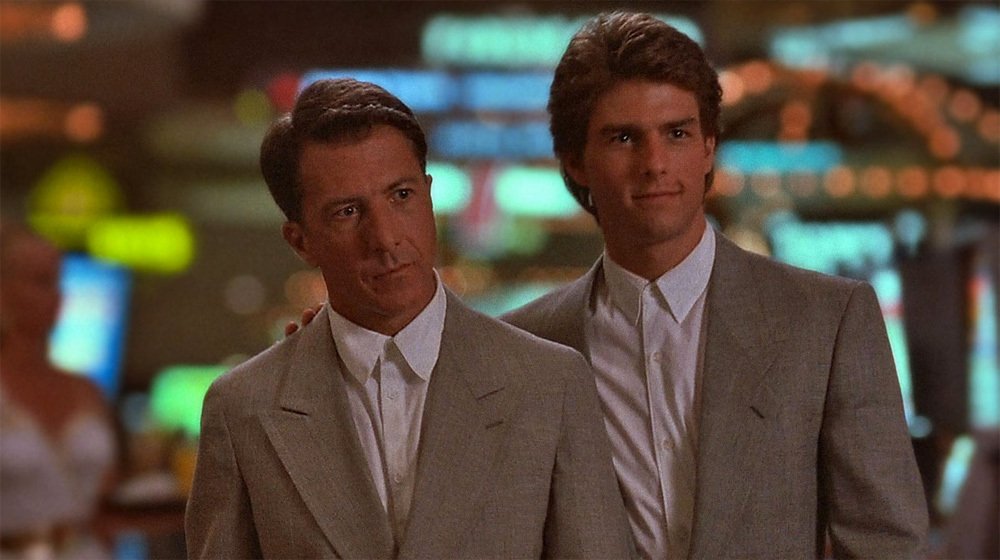Il premio Oscar Dustin Hoffman e Tom Cruise