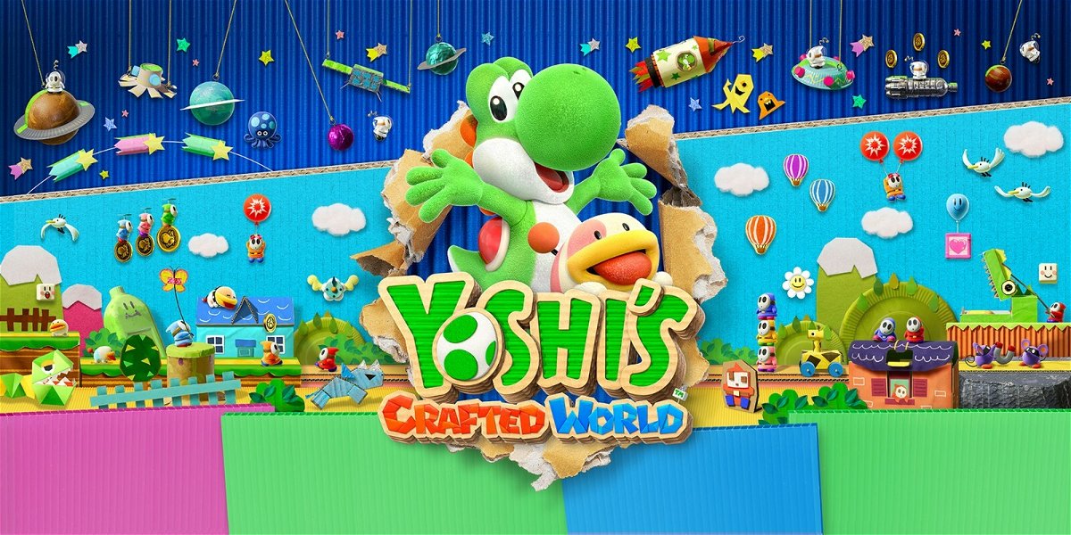 La key art di copertina di Yoshi's Crafted World