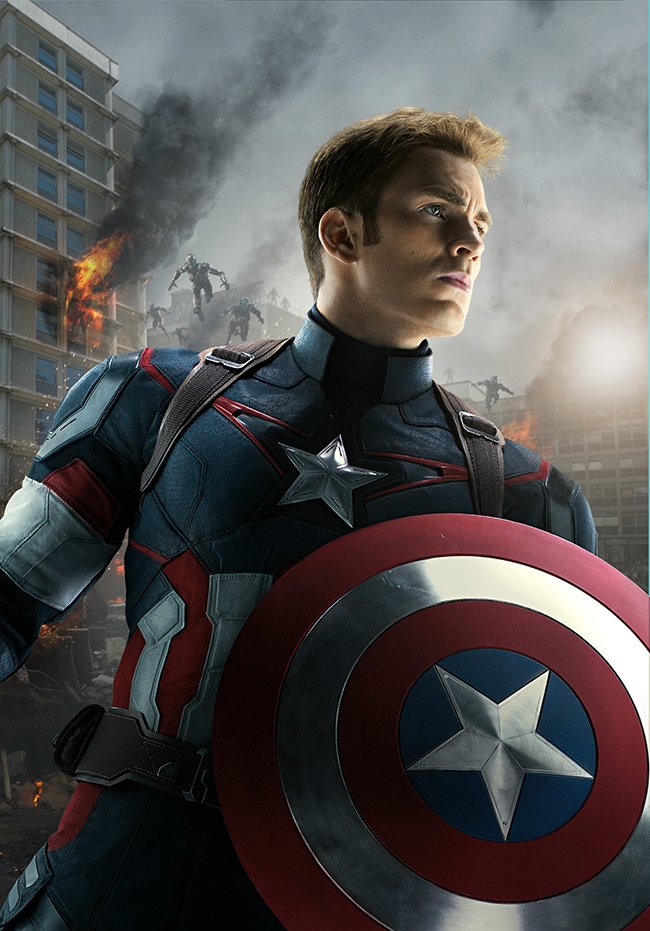Chris Evans è Capitan America