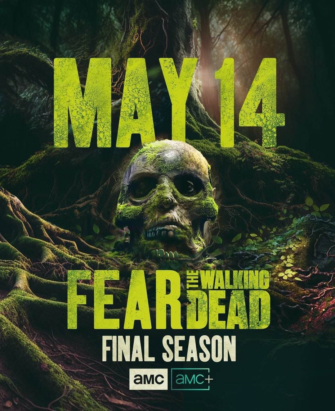 Fear The Walking Dead 8 poster - Un teschio ai piedi di un albero