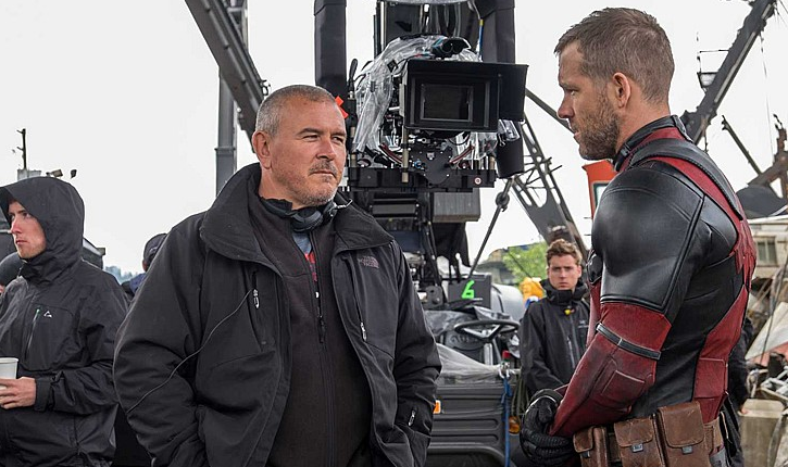 Un momento con Tim Miller e Ryan Reynolds sul set di Deadpool 2