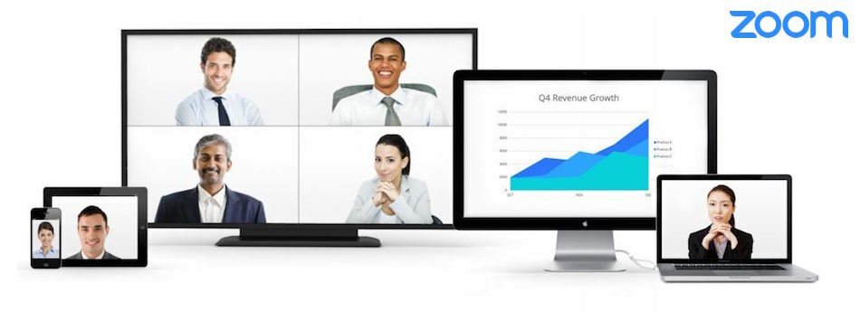 Immagine promozionale del software Zoom per le videoconferenze