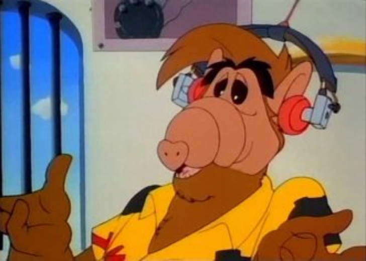 Alf è stato protagonista anche di una serie di cartoni animati