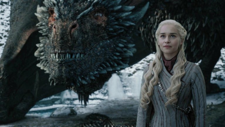 Emilia Clarke è Daenerys in Game of Thrones 8