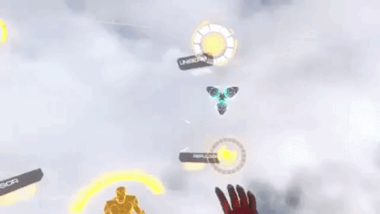 Scena di gioco tratta dal trailer di Iron Man VR