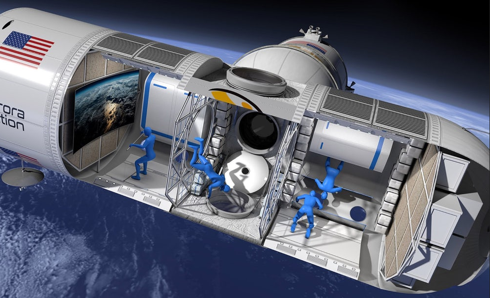 Stazione spaziale Aurora: gli interni del primo modulo