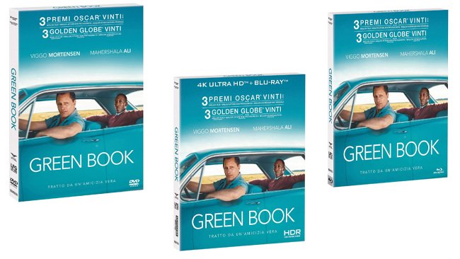  Green Book - Home Video - DVD, Blu-ray e Blu-ray 4K + Blu-ray