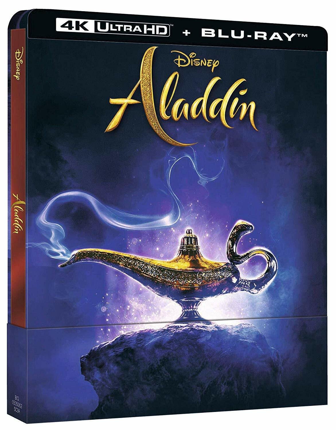 La cover della versione Home Video di Aladdin