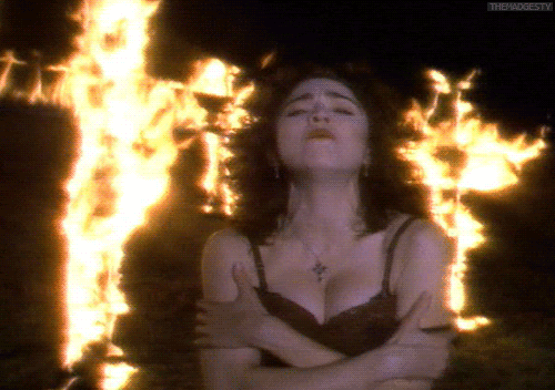 Madonna nel video di Like a Prayer contestato da Pepsi