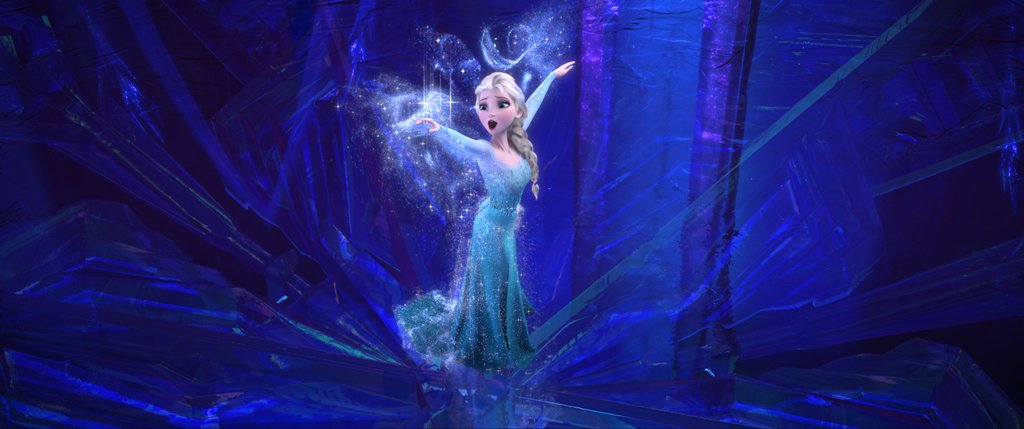 Un'immagine che ritrae Elsa in Frozen - Il regno di ghiaccio