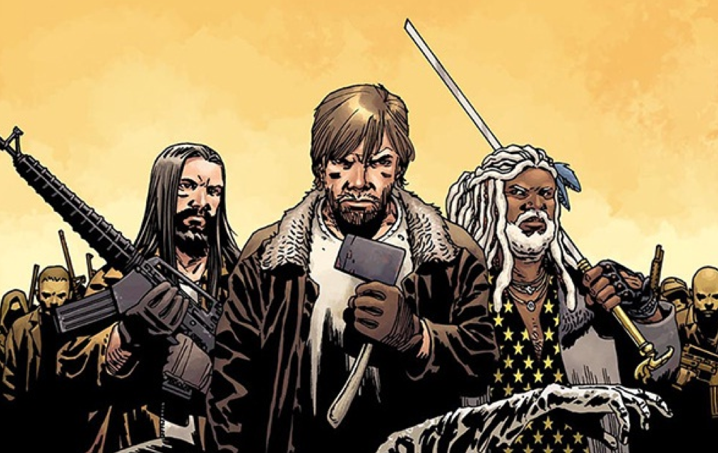 Ezekiel e Rick nel comic-book di The Walking Dead