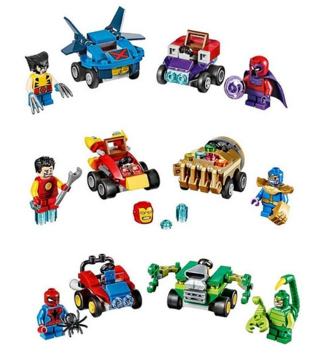La seconda serie di Lego Mighty Micros dedicata al mondo Marvel