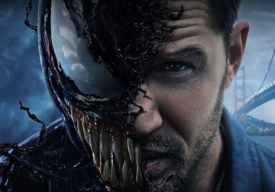 Poster di Venom con Tom Hardy