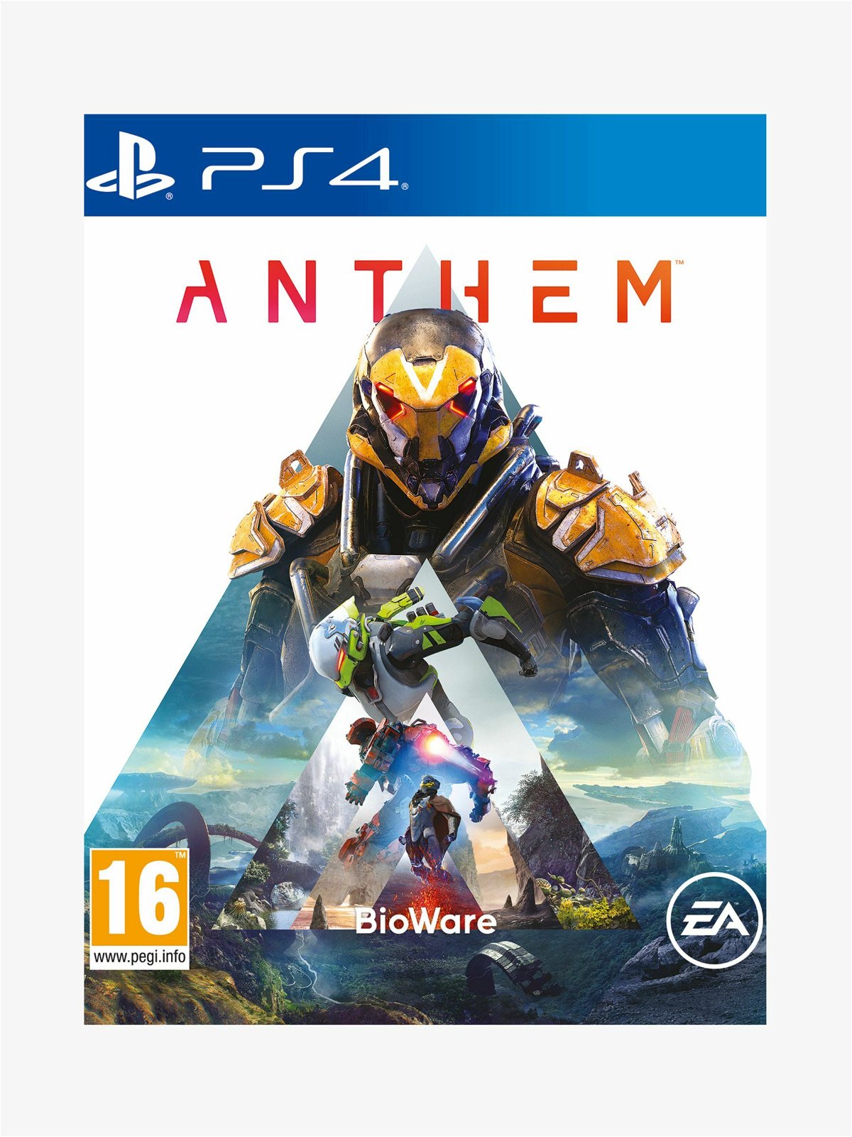 La copertina di Anthem per PlayStation 4