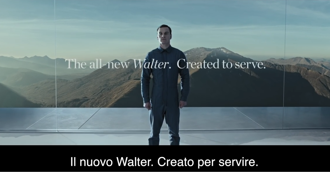 Ecco la presentazione di Walter di Alien: Covenant