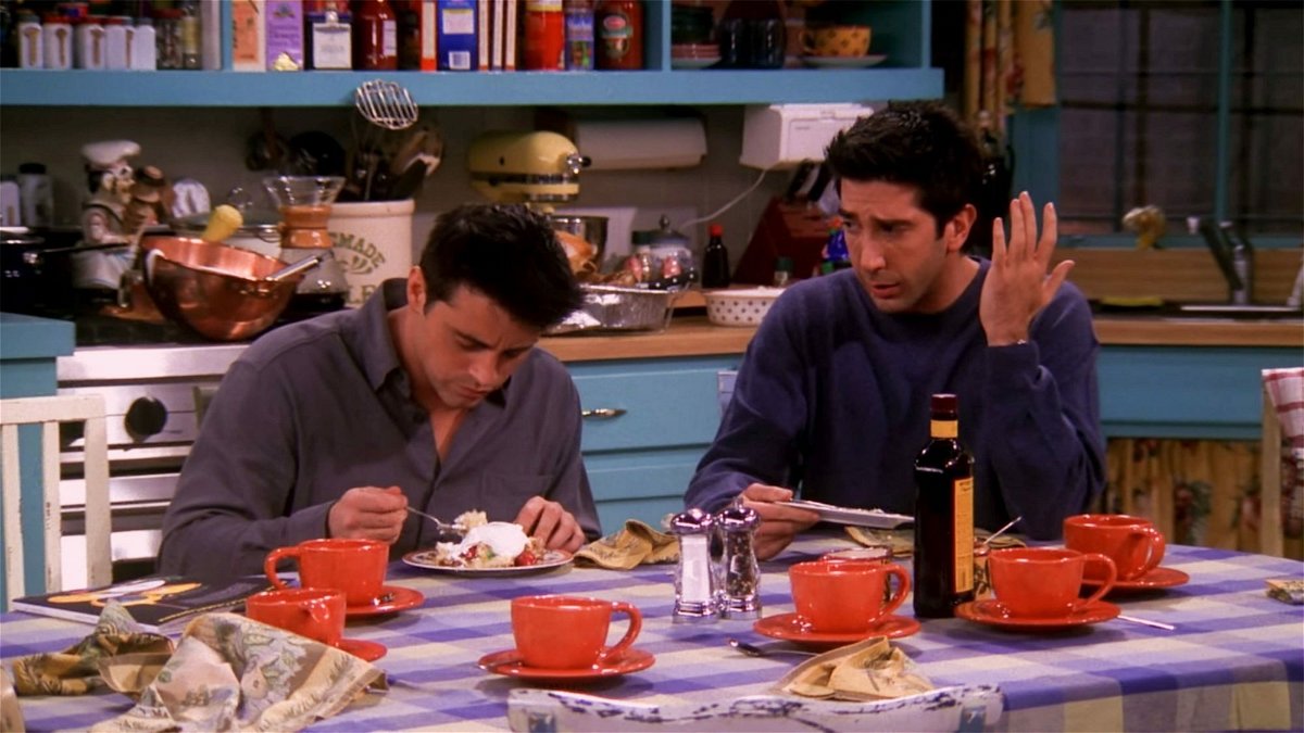 Un classico pasto nella serie TV Friends