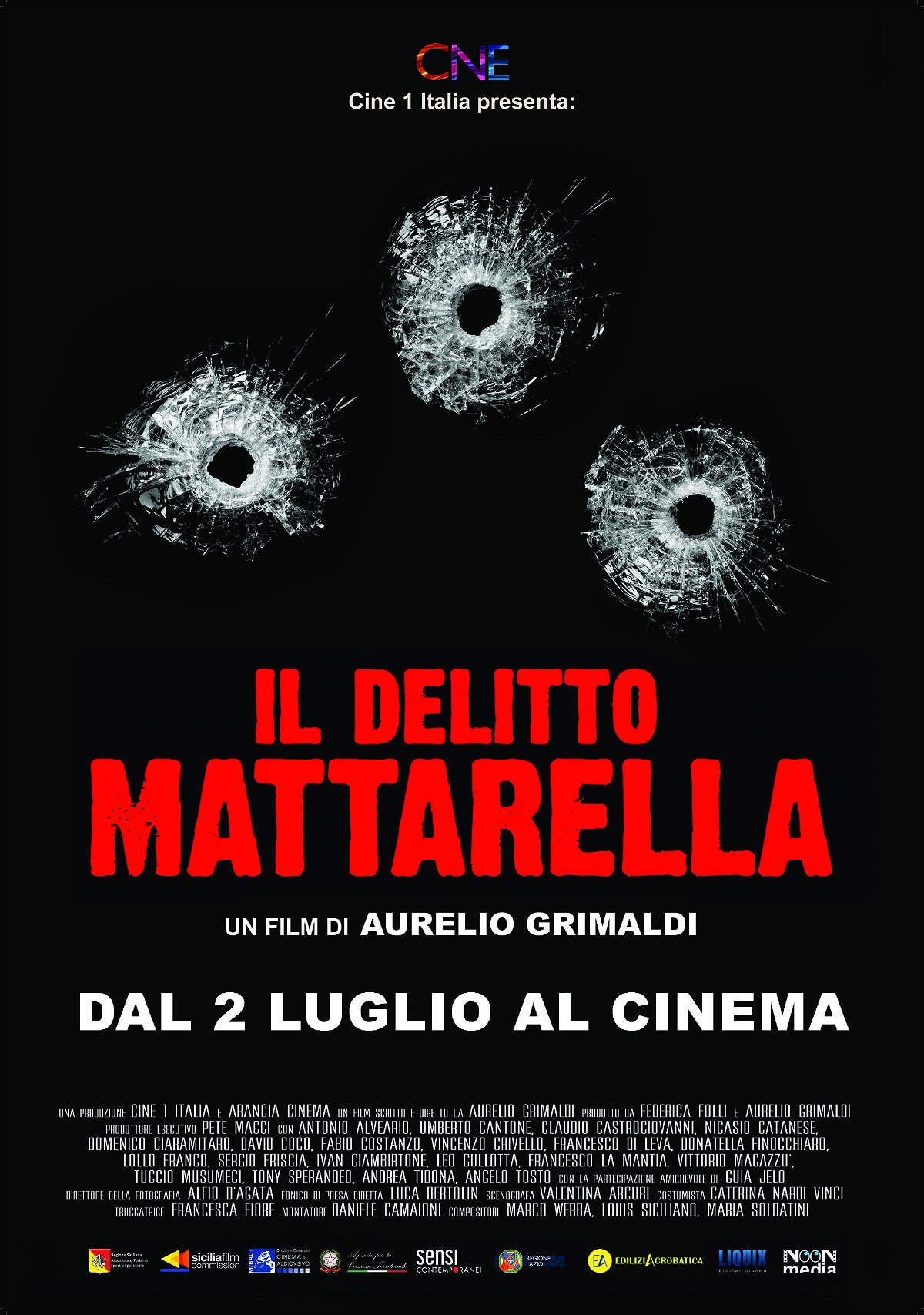 Il poster del film Il Delitto Mattarella 