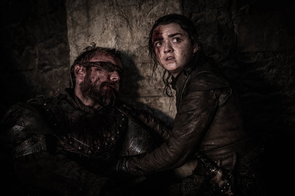 Beric e Arya in Game of Thrones 8x03