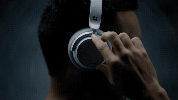La regolazione del volume sulle Surface Headphones