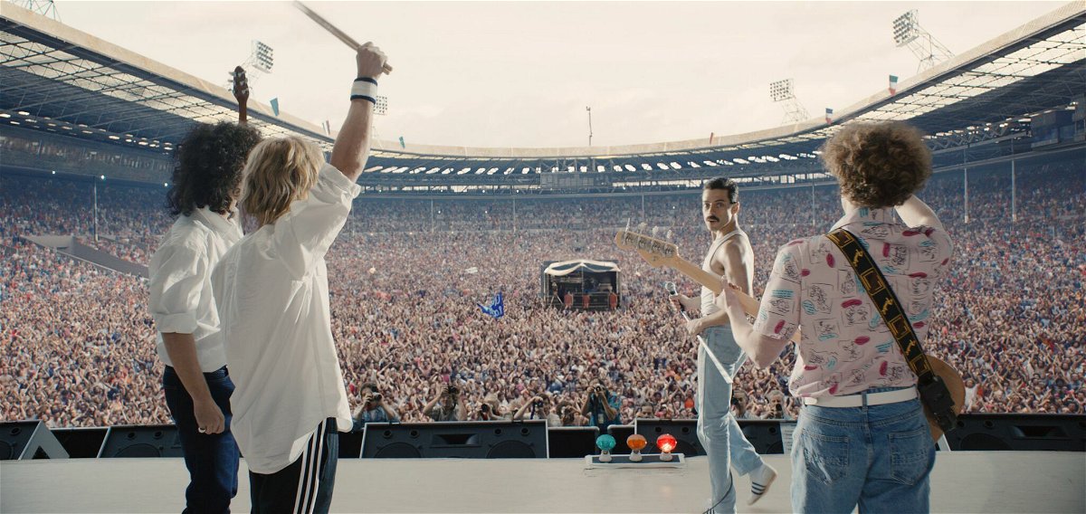 Lo stadio del Live Aid nel film