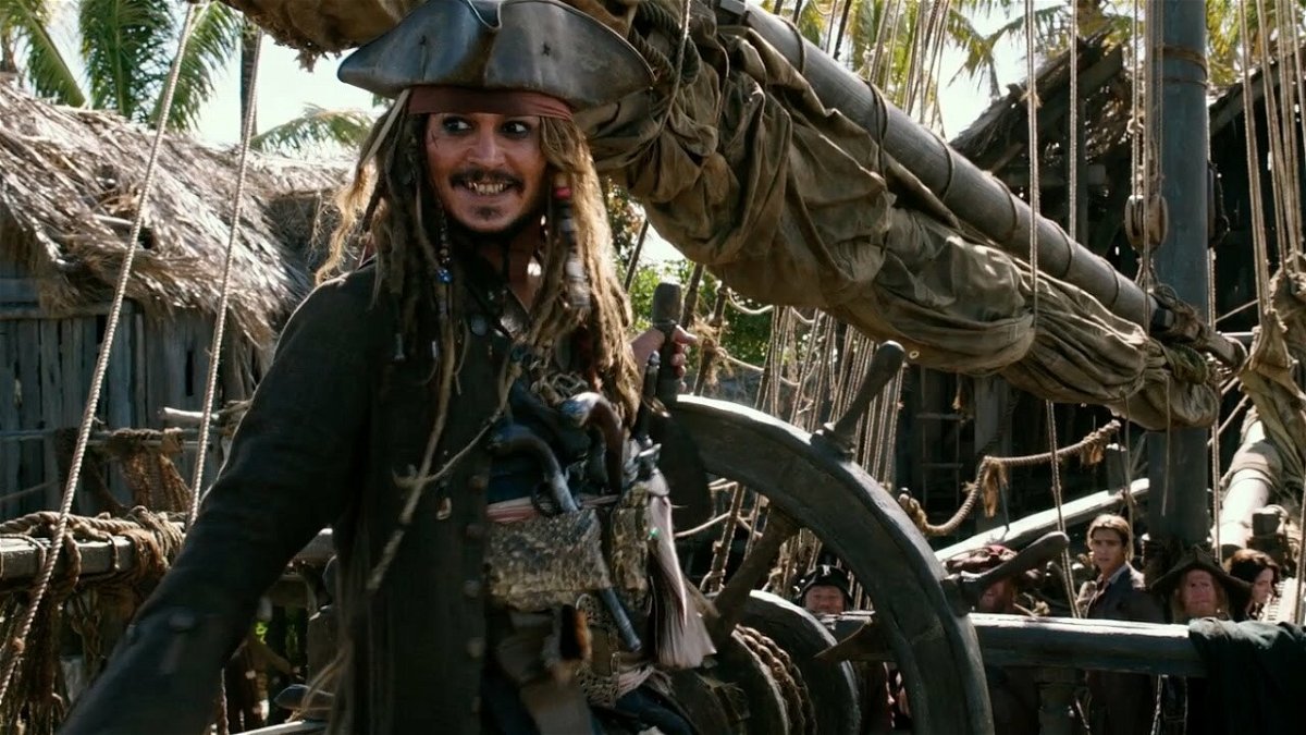 Pirati dei Caraibi - La vendetta di Salazar: Johnny Depp nei panni di Jack Sparrow in una scena del film