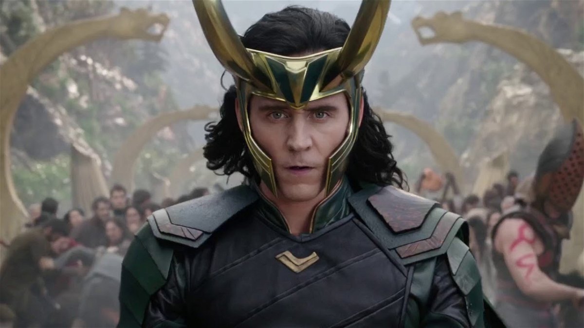 Loki (Tom Hiddleston) in una scena di Thor: Ragnarok