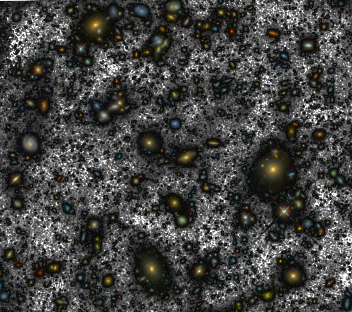 La nuova immagine del campo ultra profondo di Hubble fornita dal telescopio spaziale Hubble