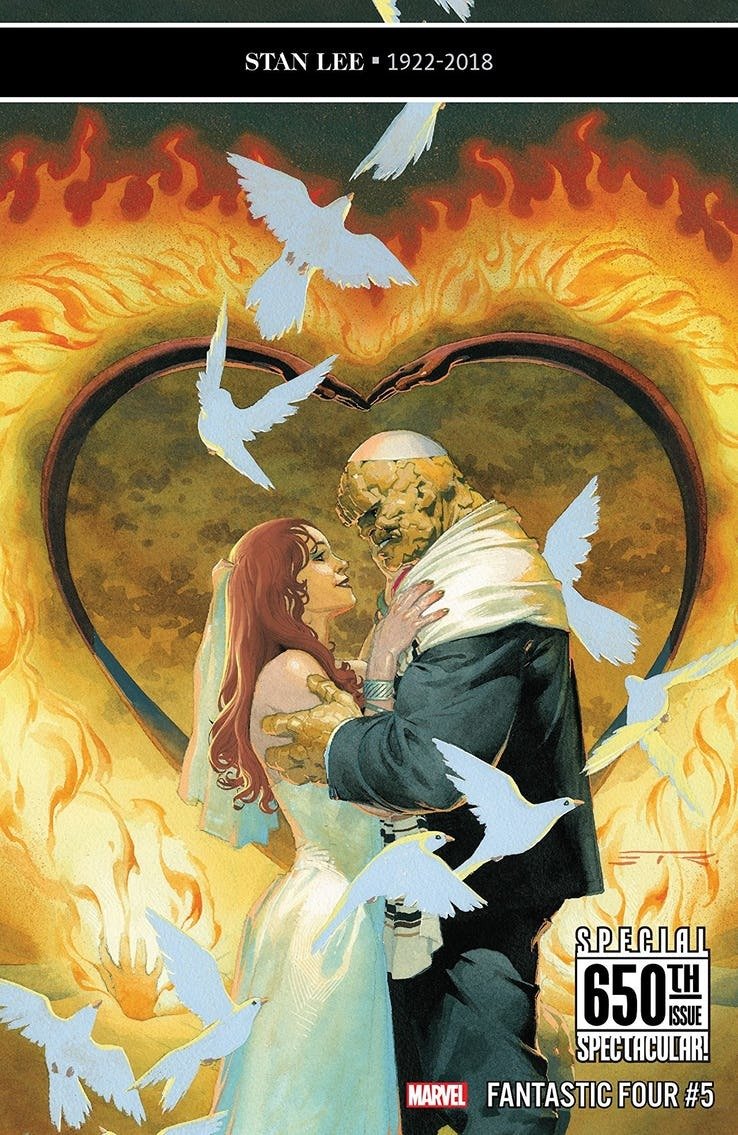 La cover di Fantastic Four #5