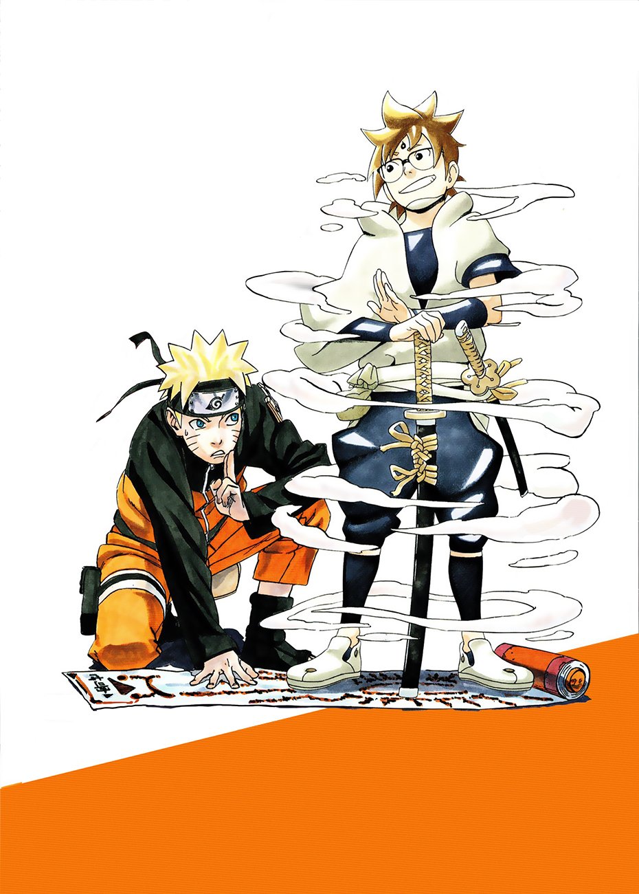 Kishimoto disegna Naruto e Hachimaru di Samurai 