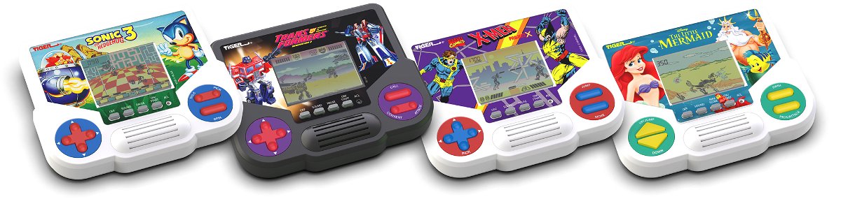 I quattro nuovi videogiochi Tiger Electronics di Hasbro