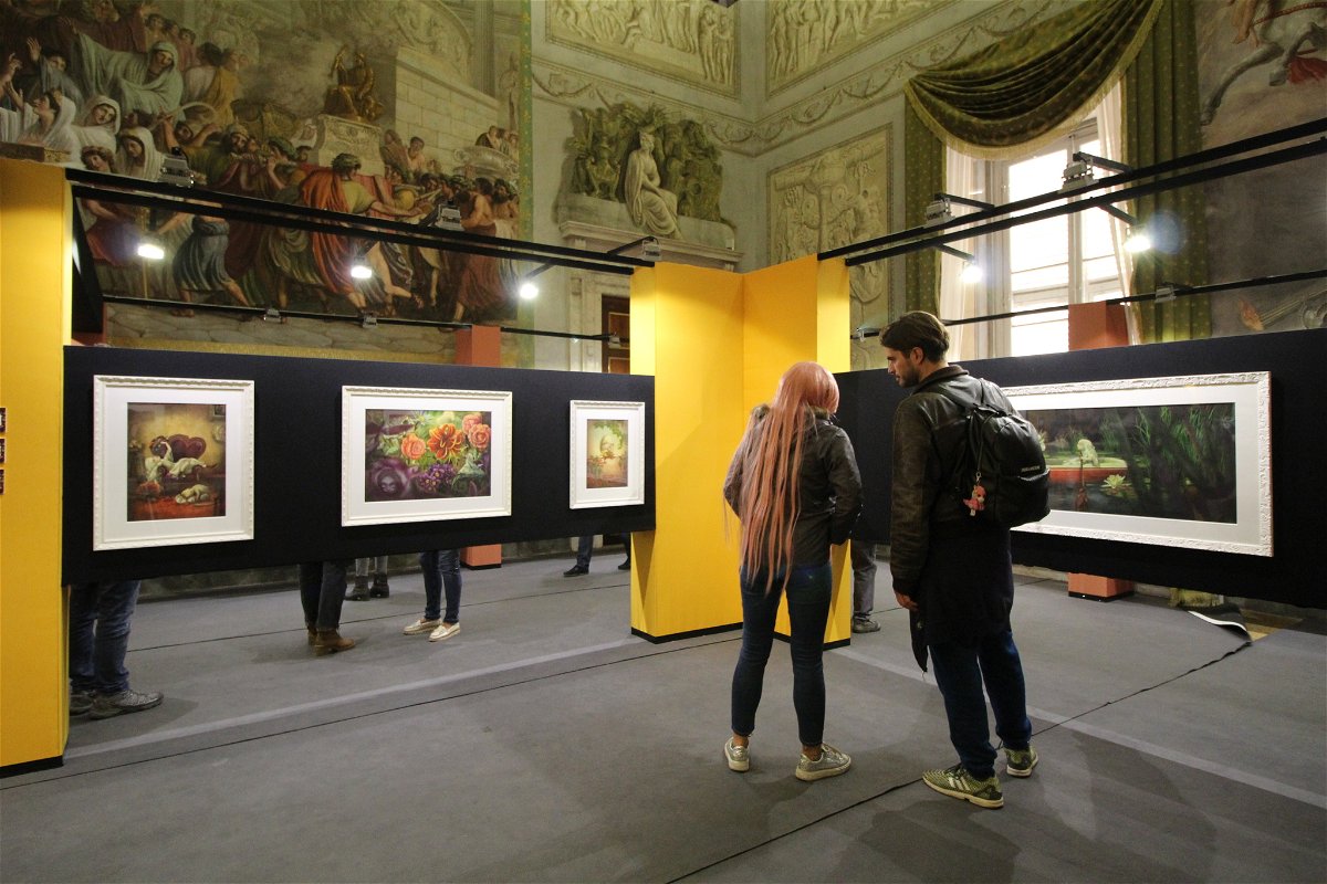 Lo spazio espositivo di Benjamin Lacombe a Palazzo Ducale