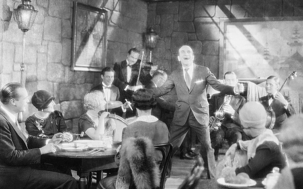 Clicca per vedere l'immagine originale Una scena di Le chanteur de jazz