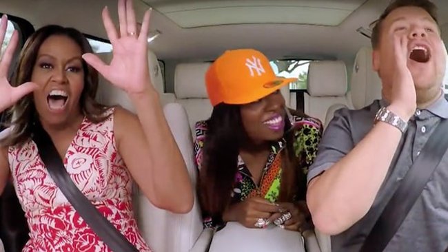 Carpool Karaoke, Michelle Obama e Missy Elliott