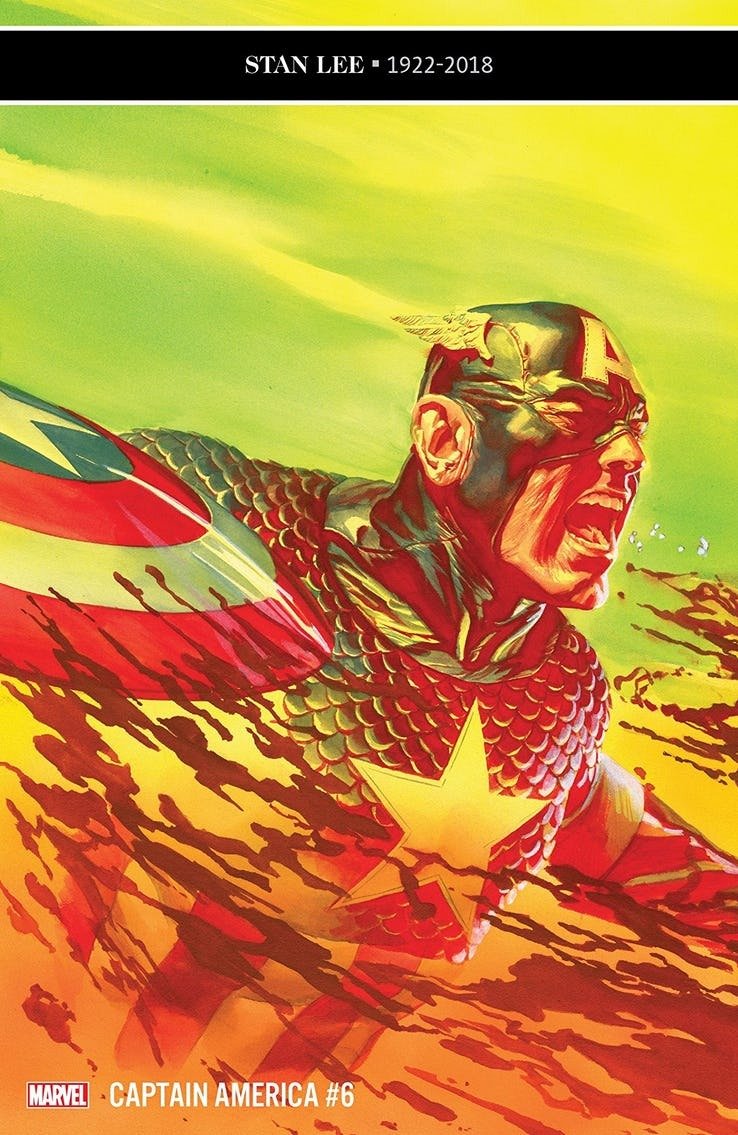 La cover di Captain America #6