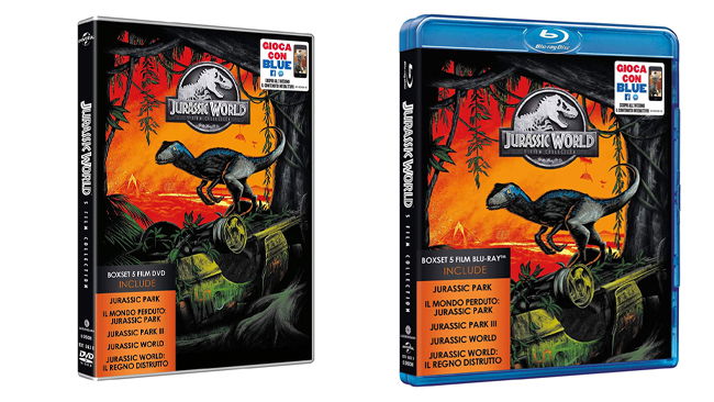 Clicca per vedere l'immagine originale Jurassic Park Collection - Home Video