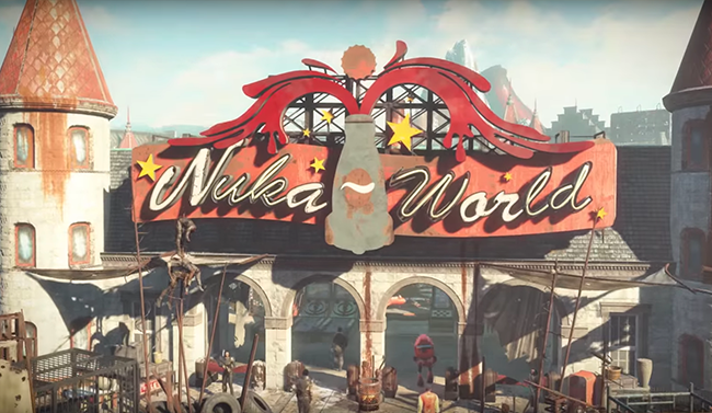 Panoramica di Nuka World in Fallout 4