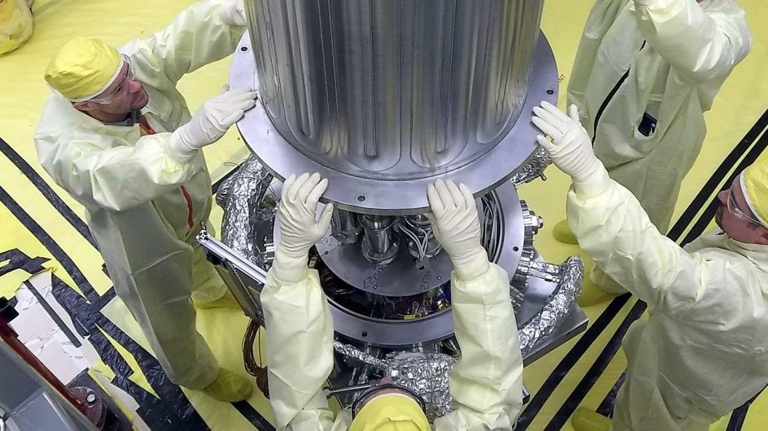 Una foto del reattore Krusty in fase di testing
