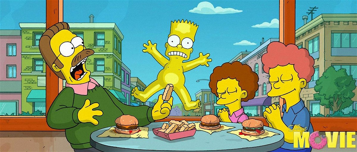 La nudità di Bart Simpson sconvolge il povero Ned Flanders
