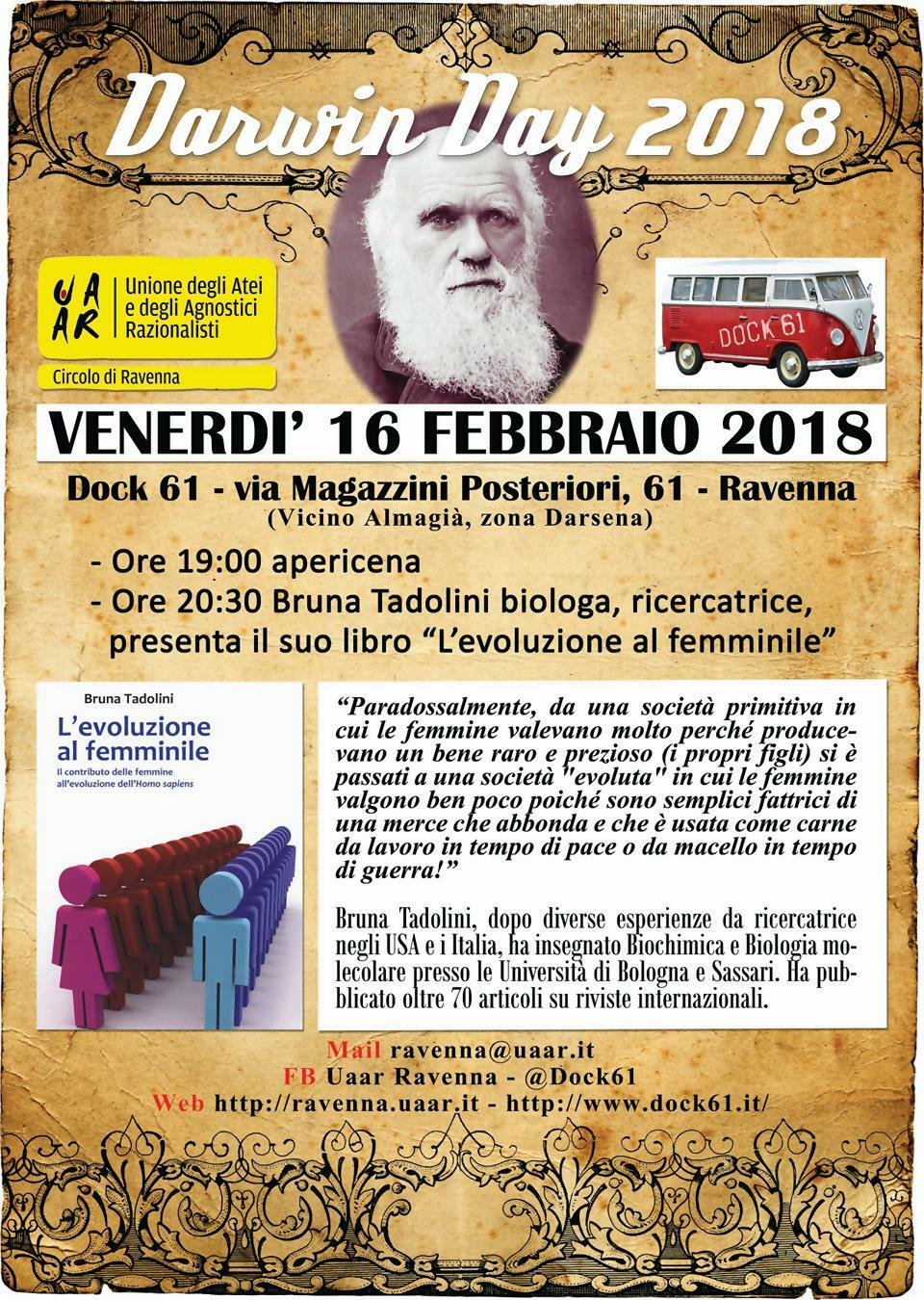 L'evento del Darwin Day a Ravenna
